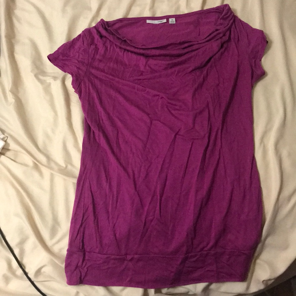 Halogen drape neck t shirt